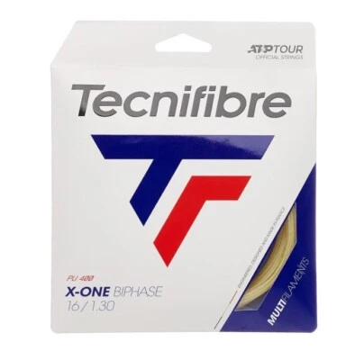Tecnifibre X-One Biphase 16 Gauge 1.30mm Tennis String NEW Natural