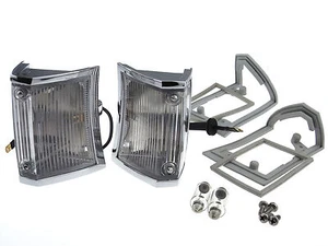 Set Blinker komplett Export weiss Opel Rekord C Commodore A Dichtung Glas CIH - Bild 1 von 1