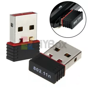 Mini antena WIFI USB adaptador Wireless 150 Mbps Nano LAN WI-FI Gran Potencia - Picture 1 of 8