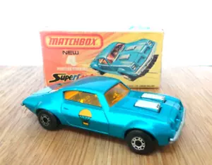 MATCHBOX SUPERFAST NO 4 PONTIAC FIREBIRD BOXED MADE IN ENGLAND - Imagen 1 de 11