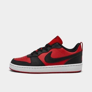 Big Kid's Nike Court Borough Low Recraft Universität rot/schwarz-weiß DV5456 600 - Bild 1 von 5