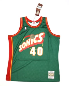 Mitchell & Ness NBA Swingman Road Jersey Supersonics Shawn Kemp Mens 2XL - Imagen 1 de 9