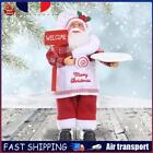Christmas Santa Claus Decor Holding Present New Year Gifts (Chef Without Cookie)