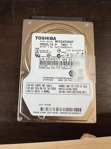 Disco duro para portátil Toshiba 2,5" 5400 rpm 500 gb sata - Imagen 1 de 1