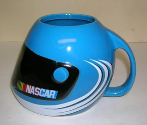 NASCAR Helmet Mug 2003 Ceramic Blue 20oz Capacity Man Cave Beer Coffee - Picture 1 of 6