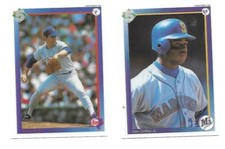 1992 High 5 Nolan Ryan / Ken Griffey JR Prototype Reusable Decal