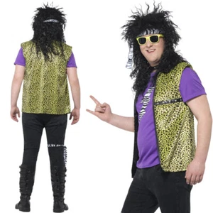 Erwachsene TV & Filme Kostüm Halloween Musiker Kurven 80er Rockstar Kostüm - Bild 1 von 4
