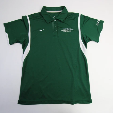 Marshall Thundering Herd Nike Team Polo Women's Green/White Used Cover