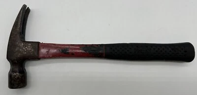 Martillo para enmarcar garra recta de plomada vintage con mango de fibra de vidrio permabondo Foto 1 de 4