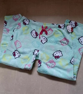 Womens Hello Kitty Sleepwear Soft Plush Pajama Pants Size 1X New - Picture 1 of 5