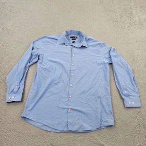 JF J.Ferrar Shirt Mens Large (34-35) Stretch Slim Fit Button Up Long Sleeve - Picture 1 of 14