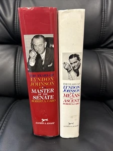 The Years of Lyndon Johnson Vol. 2 & Vol. 3 by Robert Caro First Ed HB DJ - Picture 1 of 6