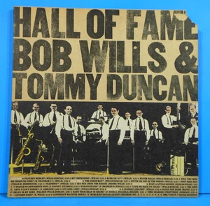BOB WILLS & TOMMY DUNCAN HALL OF FAME 2X LP 1972 GREAT CONDITION! VG+/VG!!A - Picture 1 of 9