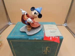 Walt Disney Classic Collection Mischievous Apprentice Fantasia Mickey COA in Box - Picture 1 of 8