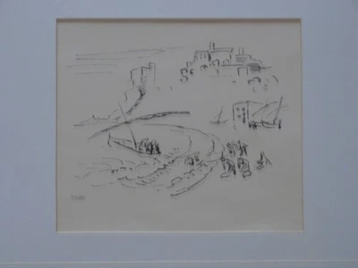 Hermann Max Pechstein  "Reisebilder" Lithographie Berlin 1919 auf Bütten - Bild 1 von 3