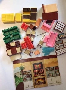 Miss Merry’s arco dollhouse furniture Vintage Lot - Picture 1 of 8