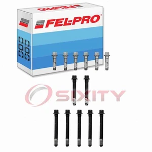 Fel-Pro Engine Cylinder Head Bolt Set for 1991-2004 GMC Sonoma 4.3L V6 Block my - Picture 1 of 5