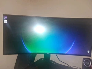 LG 34GP950G-B 34 Inch Ultragear QHD (3440 x 1440) Nano IPS Curved Gaming Monitor - Afbeelding 1 van 2