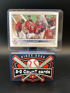 2022 Topps Series 2 - Texas Rangers #558 Gold Star - Bild 1 von 2