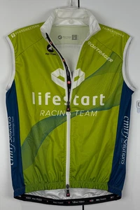 Pactimo Sleeveless Full Zip Cycling Jersey Mens MEDIUM Life Start Ships FREE - Picture 1 of 12