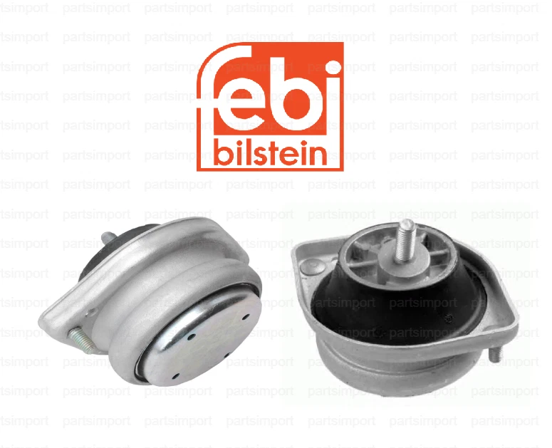 Set of 2 Engine Motor Mounts L+R FEBI for BMW 540i 740i 740iL 750iL - Image 1 of 1