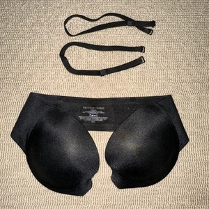 Sujetador sin tirantes Victoria’s Secret 34B negro nuevo sin etiquetas cierre frontal incluye correas - Imagen 1 de 4