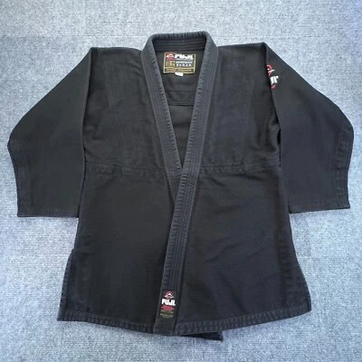 Fuji Kimono Youth C3 Negro Todo Alrededor BJJ Gi & Gear MMA Karate Jiu-Jitsu Judo Foto 1 de 4