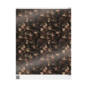 Autumn Leaf Wrapping Paper, Fall Gift Wrap for Thanksgiving, Eco-Friendly, - Picture 1 of 25
