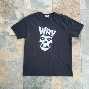 Wave Riding Vehicles WRV schwarzes T-Shirt Herren Größe Large Misfits Ghost Logo Grafik - Bild 1 von 7