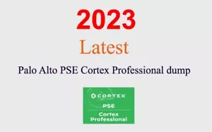 Palo Alto Networks PSE-Cortex professionelle Müllhalde GARANTIERT (1 Monat Update) - Bild 1 von 1