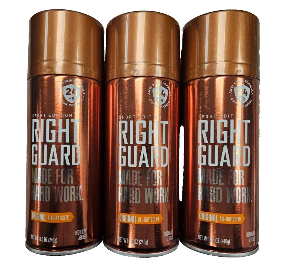 Desodorante RIGHT GUARD SPORT Edition 8,5 oz (paquete de 3) Foto 1 de 1