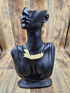 Racoon Jawbone Resin Necklace And Earrings Set By Sourpuss - Picture 1 of 8
