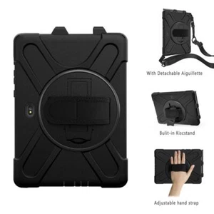Stand Case Samsung Tab Active 2 3 Pro / 4 Pro / Shockproof Shoulder Strap T545 - Picture 1 of 28