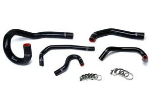 HPS Black Silicone Radiator + Heater Hose Kit Coolant MK3 Turbo NA 57-1612-BLK - Picture 1 of 2