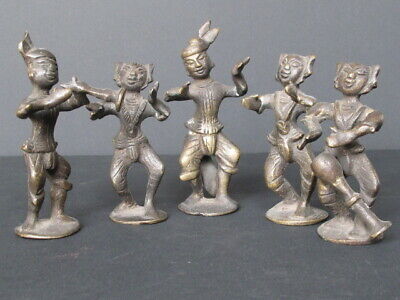Groupe De 5 Musicians Bronze, Burma • 186.54£