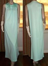 Gossard Artemis Aqua Medium Long Nightgown Comfy Shift Quilted Neckline