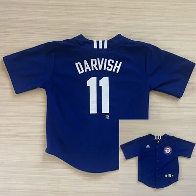 YU DARVISH Texas Rangers Baseball Adidas Youth M (5-6) MLB Jersey - Image 1 of 4