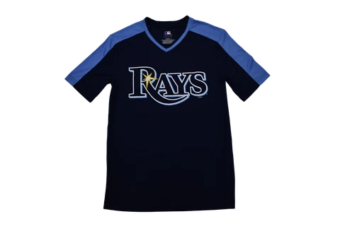 MLB Mens Tampa Bay Rays Performance Baseball Shirt New S, M, L, XL, 2XL Cover