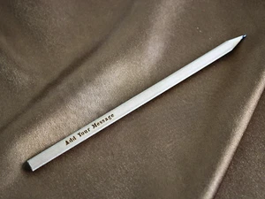 Personalised Message Engraved Natural Pencil Gifts - Teacher's Gift - Business P - Picture 1 of 4