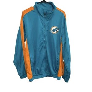 Miami Dolphins Men's Track Jacket NFL Football Full Zip With Pockets Large - Bild 1 von 7