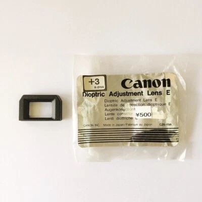 Canon +3.0 Dioptric Adjustment Eyepiece Lens E for EOS 5D MARKⅡ,Kiss,Rebel,1D,6D - Image 1 of 4