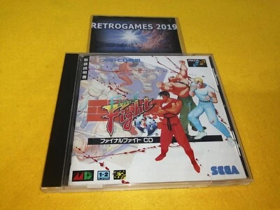 MCD FINAL FIGHT  SEGA  MEGA CD MEGADRIVE  SPINE CARD. - Image 1 of 4