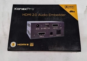 KanexPro HDMI 2.0 Audio Embedder 4K HDR HACOAX4 - Picture 1 of 9
