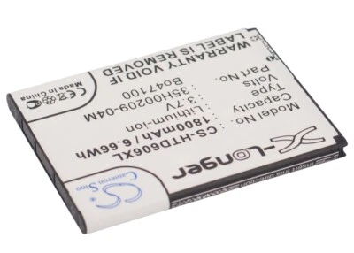 Li-ion Battery for HTC Desire 600c dual Desire 606h Desire 606t 3.8V 1800mAh - Изображение 1 из 4