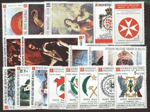 SMOM - ANNATA COMPLETA 1988  -18 VALORI + 3 FOGLIETTI NUOVI INTEGRI - Imagen 1 de 1