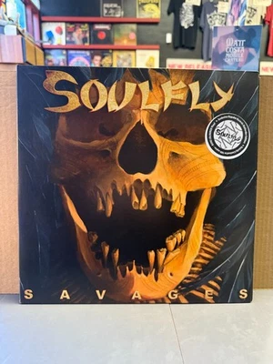 Soulfly Savages 2xLP Limited Edition /100 Bone Vinyl Napalm Records Mailorder - Image 1 of 4