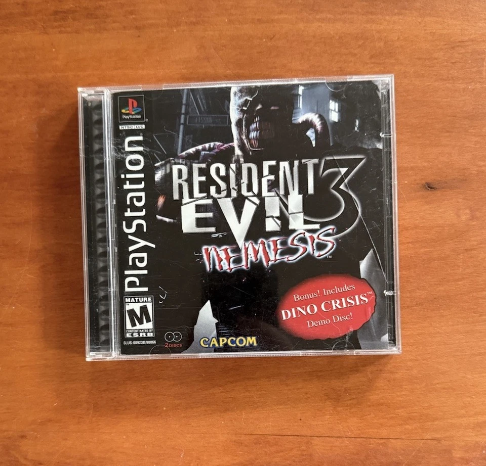 Resident Evil 3: Nemesis (PlayStation 1, Ps1) VGC Black Label CIB w/ Reg & Demo - Image 1 of 4
