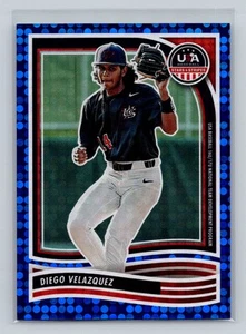 2024 USA Baseball Stars and Stripes blau Diego Velazquez 046/149 Team USA #198 - Bild 1 von 2