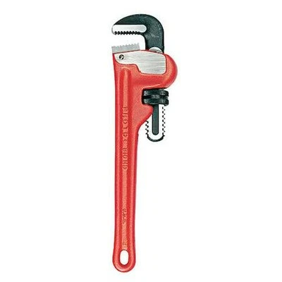 Pipe Wrench 18in Heavy Duty Cast Iron 3.5in Jaw Adjustable Straight Tool - Image 1 of 3
