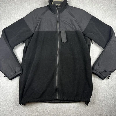 US Navy Parka Liner Jacket Mens Small XLong Black Fleece Military Cold Weather - Image 1 of 4